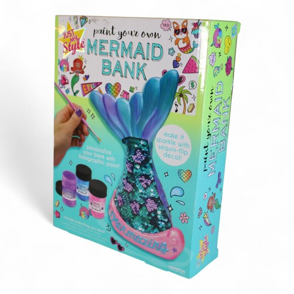 Paint Your Own Mermaid Bank Kit By Just My Style - Picture 2 of 6